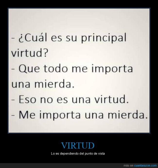 virtud,importar