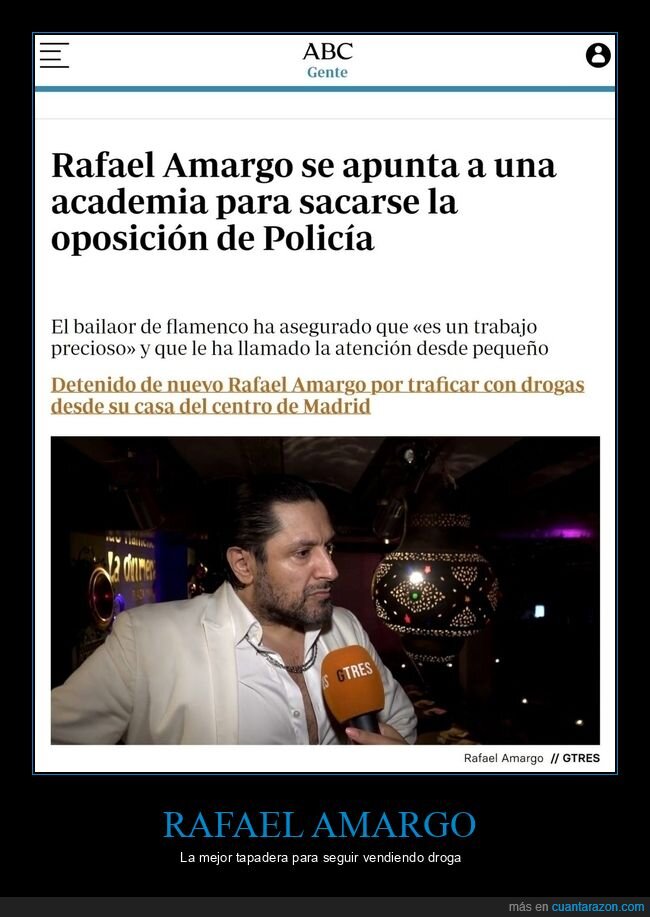 oposición,policía,rafael amargo,wtf
