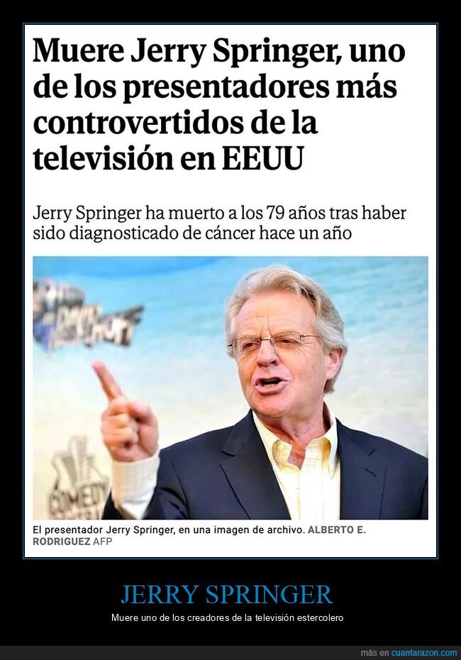 dep,jerry springer,muerte