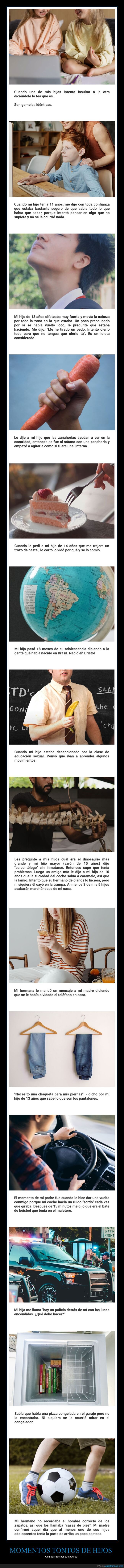 hijos,padres,momentos tontos