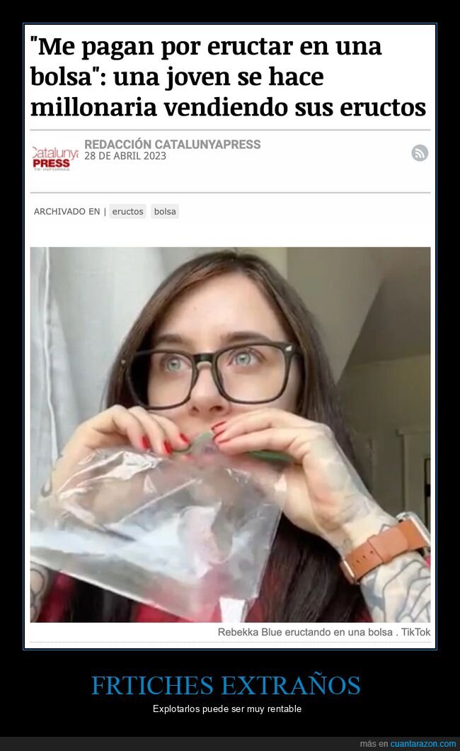 eructar,bolsa,millonaria