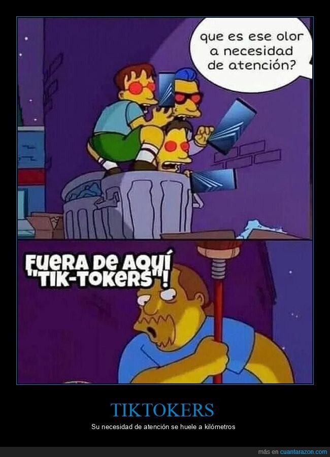 necesidad de atención,tiktokers