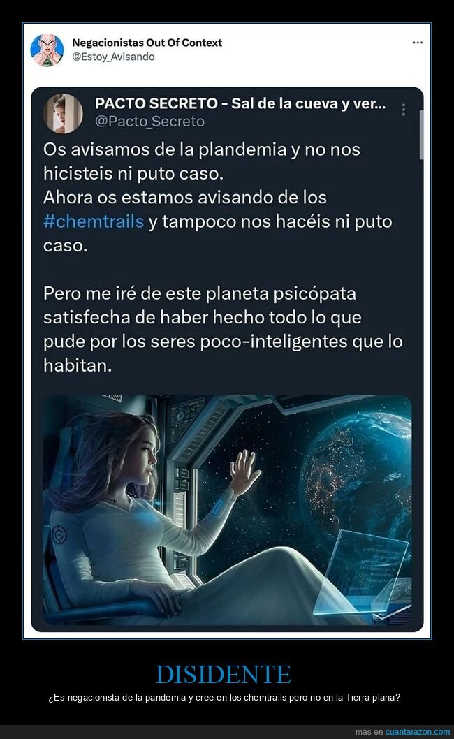 chemtrails,conspiranoicos,negacionistas,pandemia