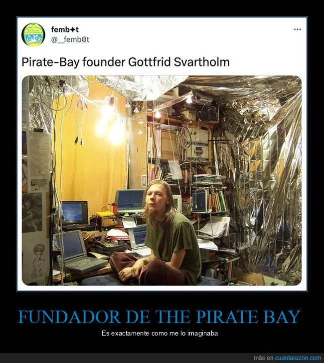 curiosidades,gottfrid svartholm,the pirate bay