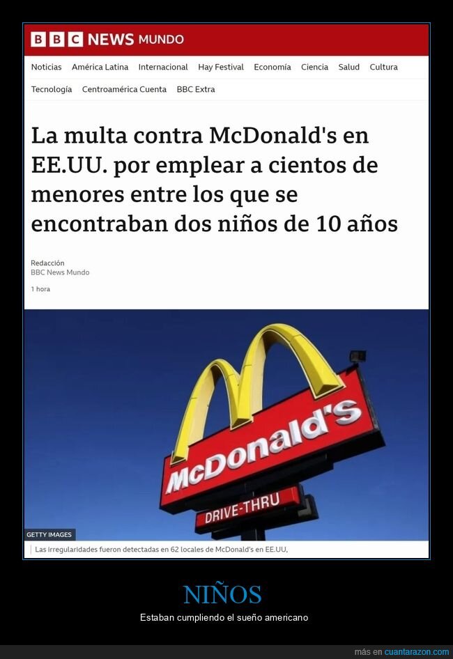 mcdonld's,trabajo,niños