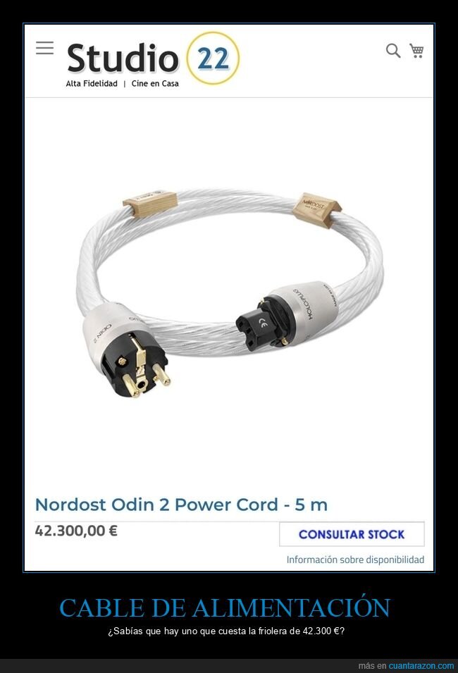 cable de alimentación,precio