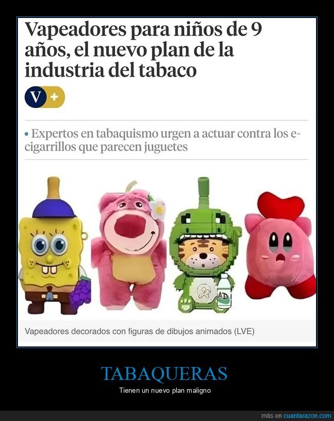 aportes,niños,vapeadores