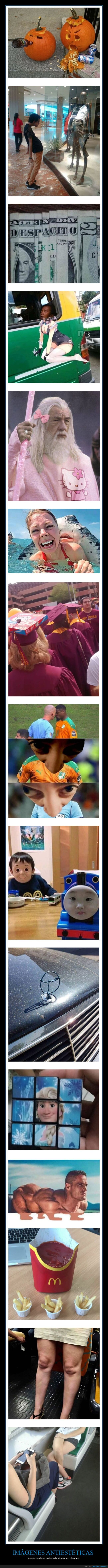 imágenes antiestéticas,wtf