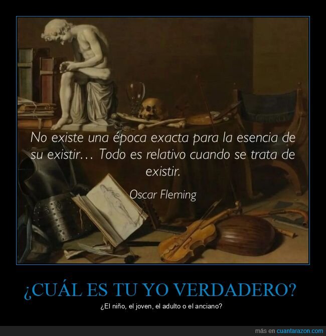 existir,relativo,oscar fleming