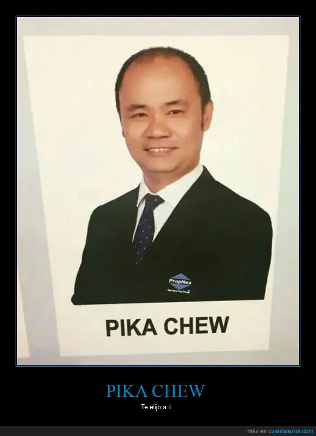 nombres,pika chew,pikachu