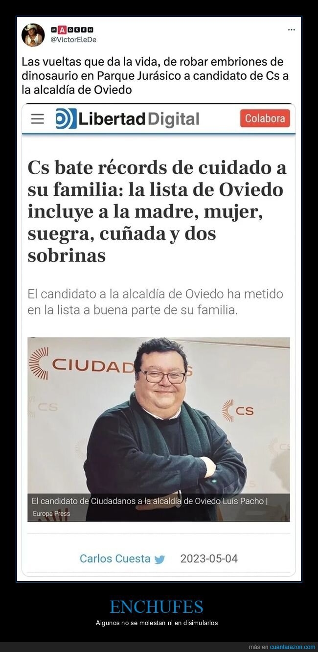 familia,nedry,parecidos,políticos