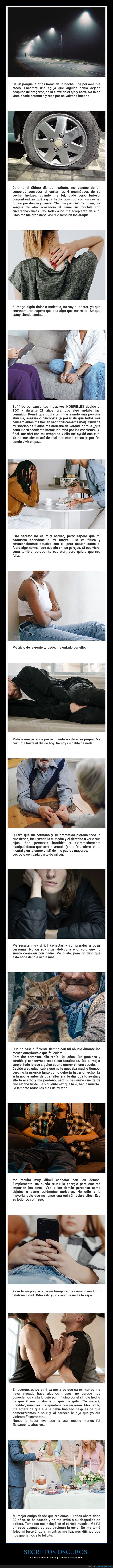 secretos oscuros,confesiones