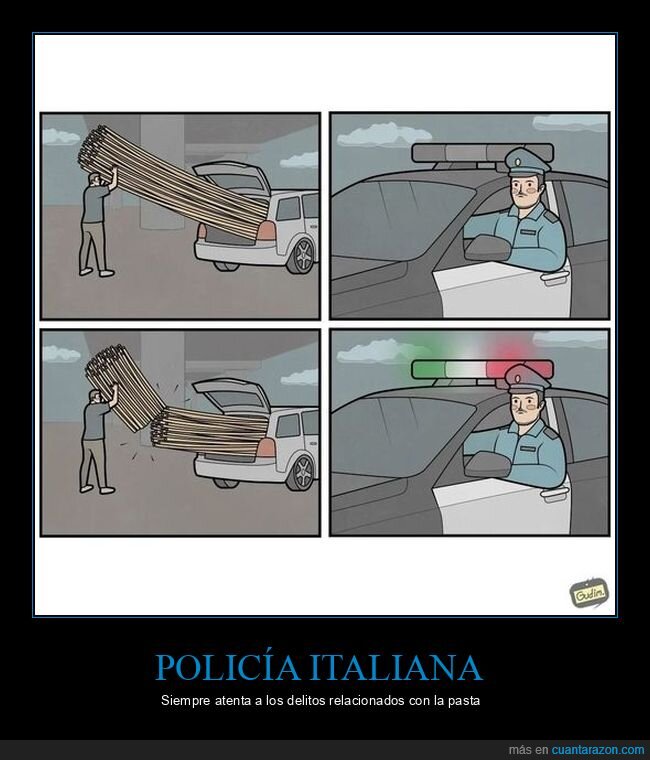 pasta,romper,policía,italia