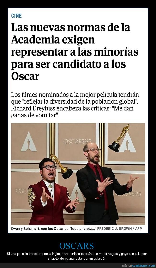 minorías,normas,oscars