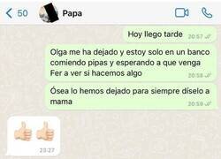 Enlace a Padre preocupado