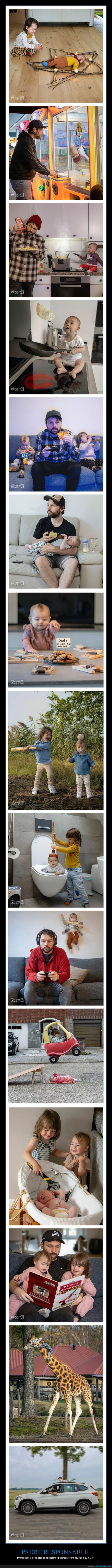 padre,photoshop,hijos