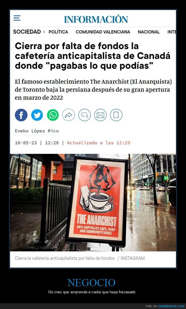 cafetería,anticapitalista,cerrar
