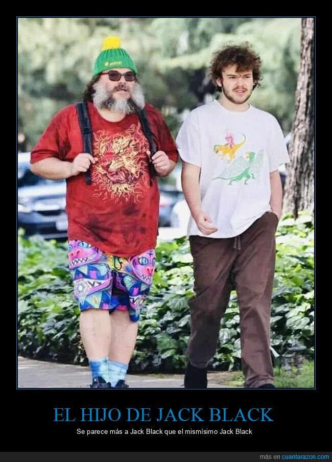 hijo,jack black,parecidos