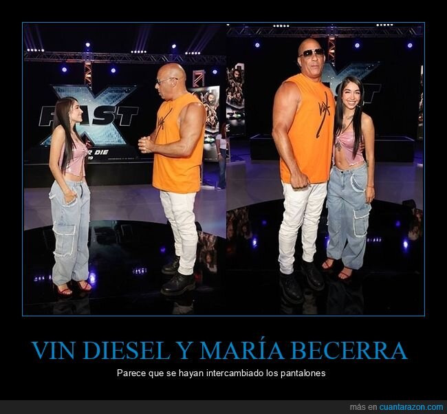 intercambiar,patalones,vin diesel