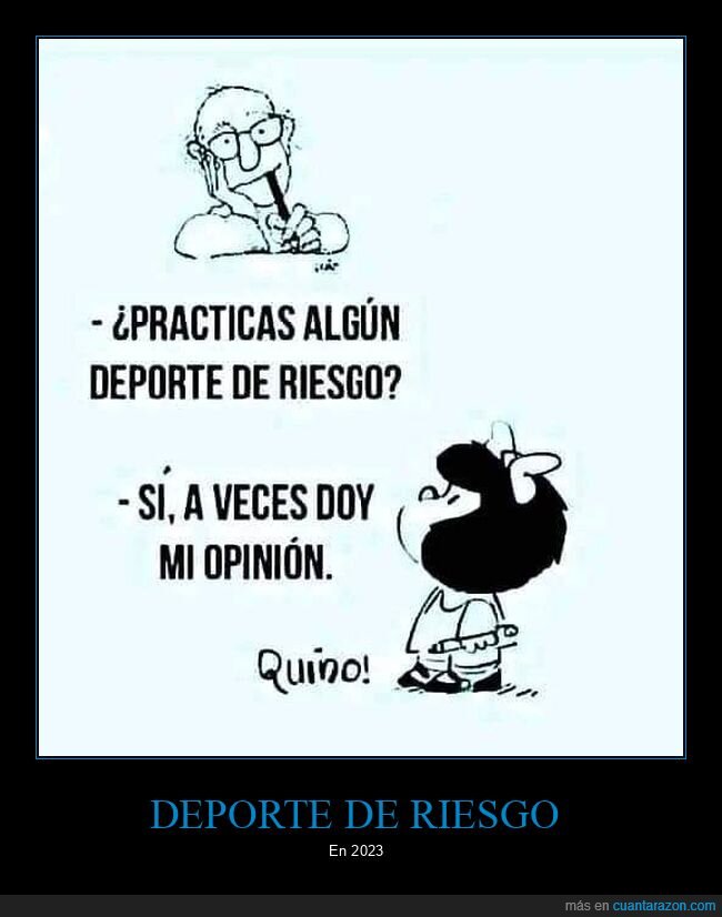deporte de riesgo,opinión