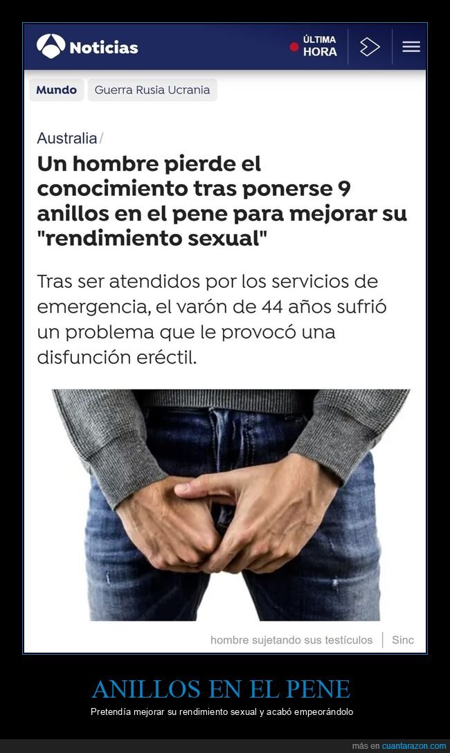 anillos,perder el conocimiento