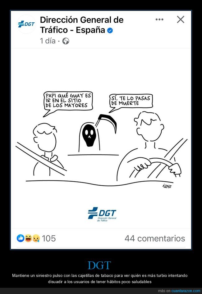 dgt,niño,asiento,coche,la muerte