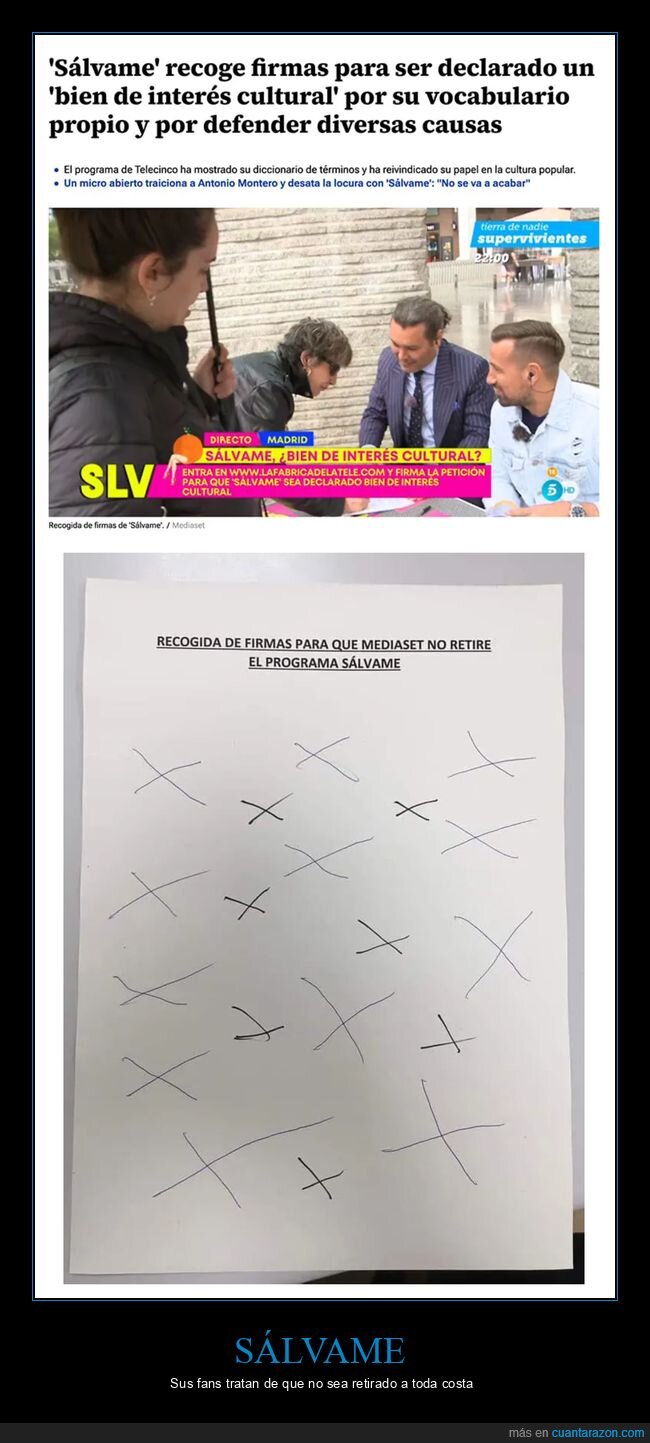 firmas,sálvame