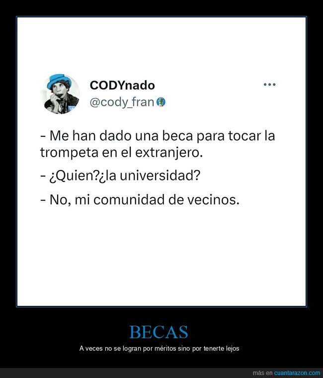 beca,trompeta,extranjero