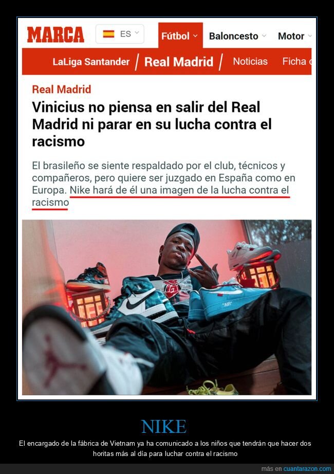 vinicius,nike,racismo