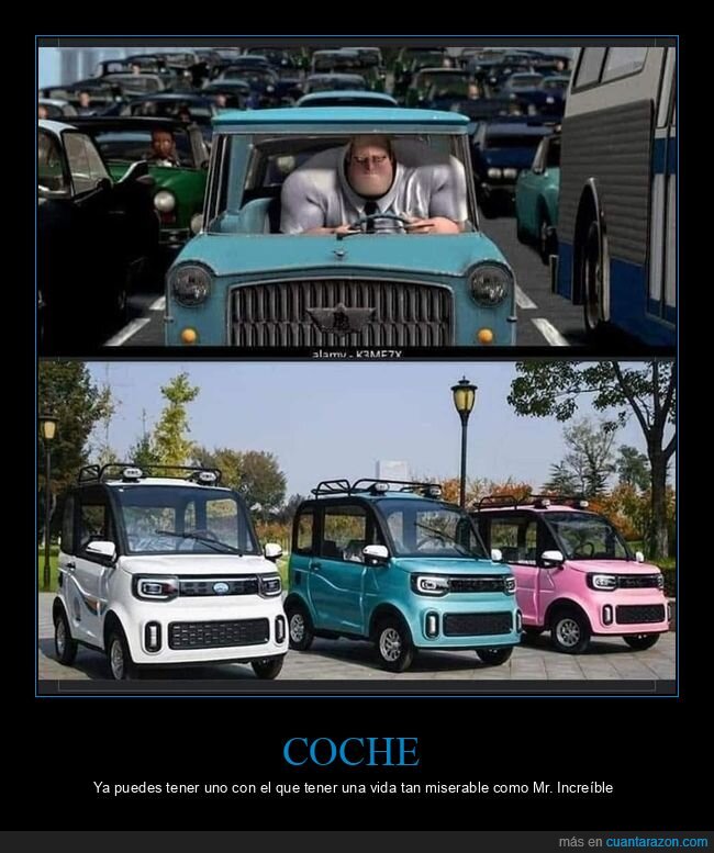 coches,los increíbles,parecidos