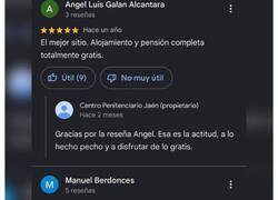 Enlace a La gente está dejando reseñas de la cárcel de jaén y son tan buenas como las respuestas que da el propio centro penitenciario