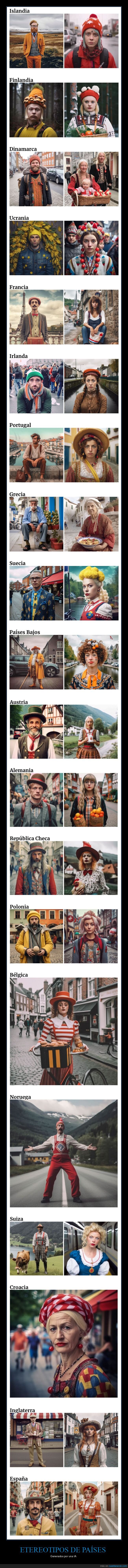 estereotipos,países,ia