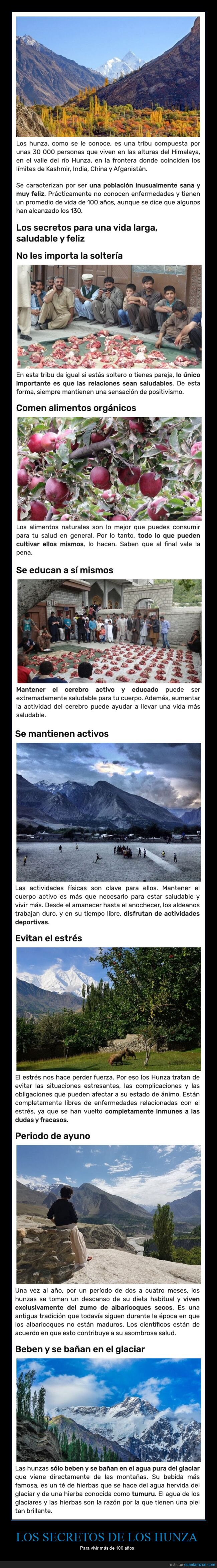 hunza,tribu,vida,100 años
