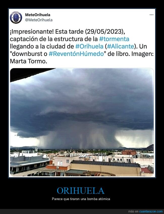 orihuela,revent&oacute;n h&uacute;medo