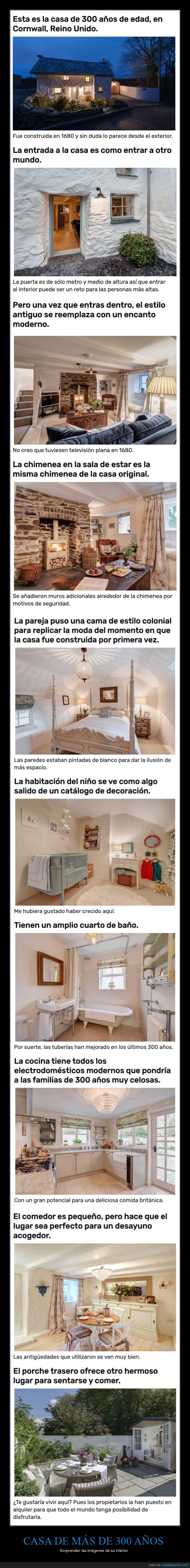 casa,300 años,interior