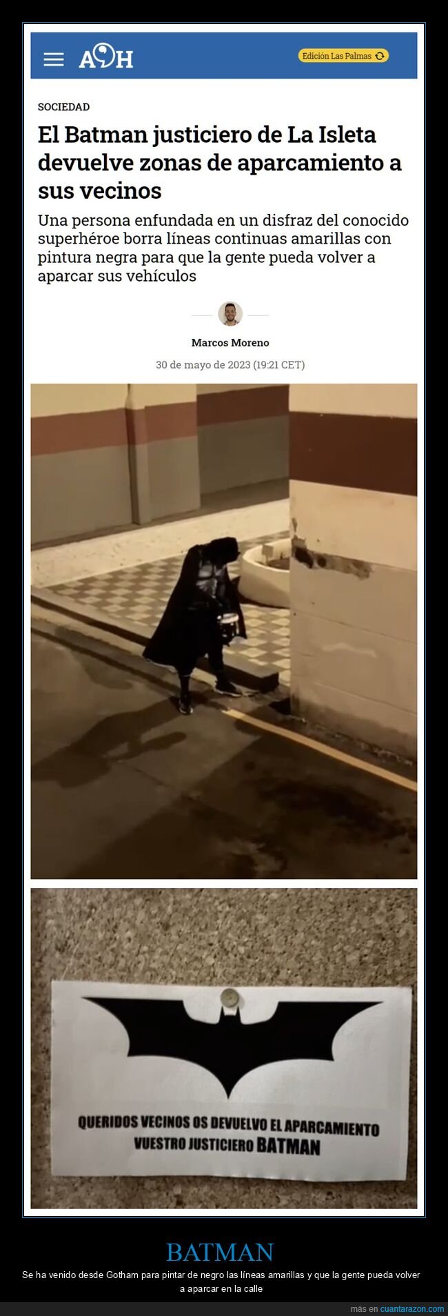 batman,pintar,líneas,aparcar