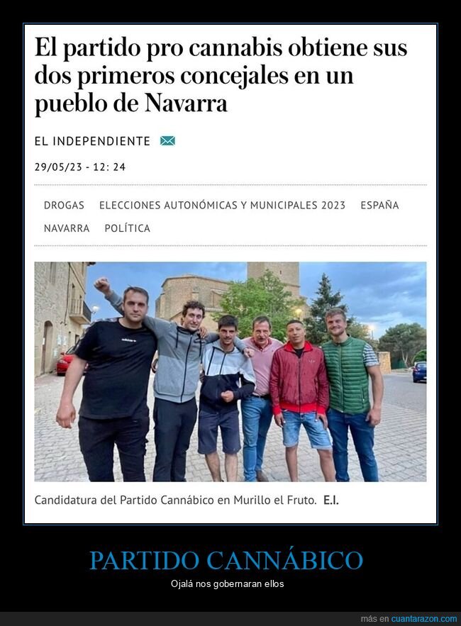 concejales,navarra,partido cannábico