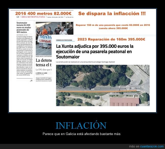 pasarela,reparación,dinero