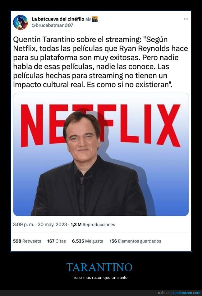 cine,netflix,ryan reynolds,tarantino