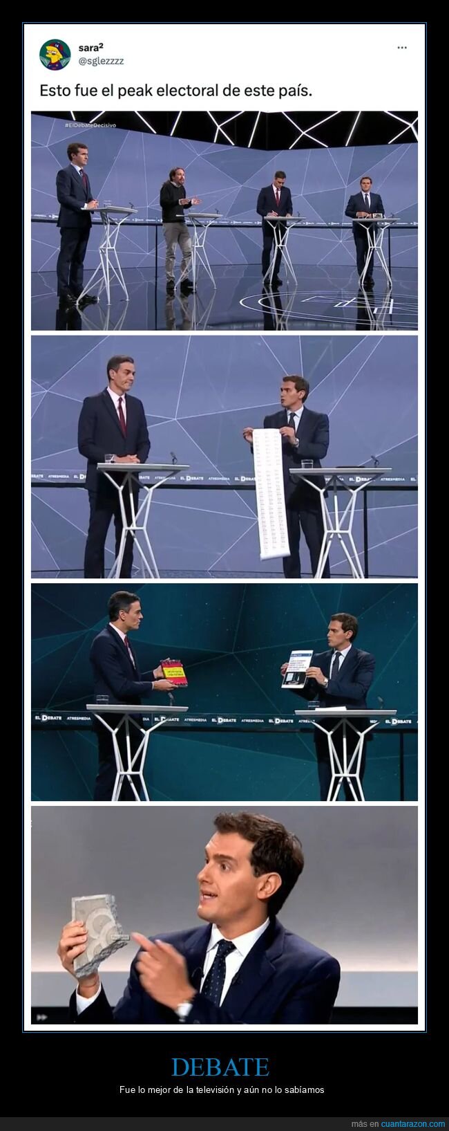 albert rivera,debate,pablo casado,pablo iglesias,pedro sánchez,políticos