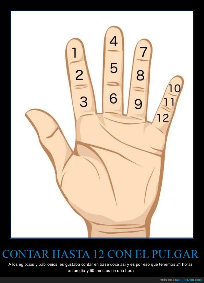 contar,12,mano,dedos,curiosidades