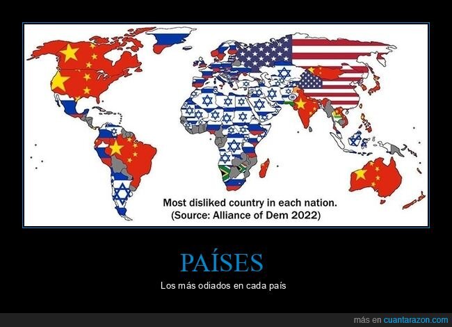 curiosidades,odiados,países