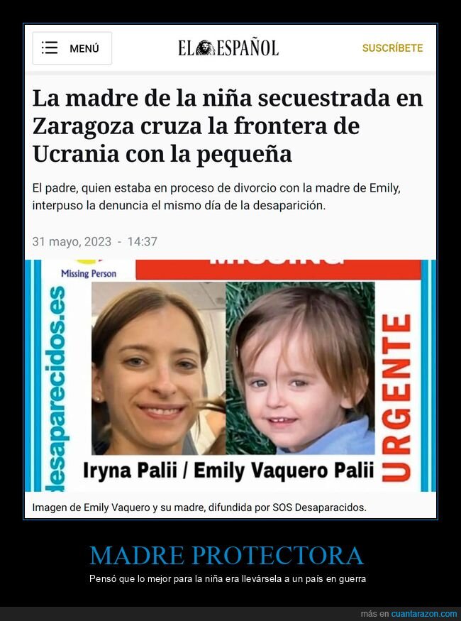 madre,niña,secuestrada,ucrania