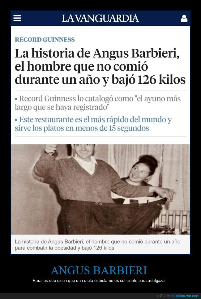 angus barbieri,comer,ayuno,edelgazar