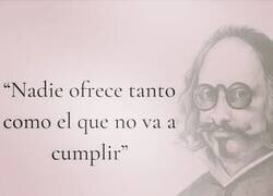 Enlace a Quevedo no se hubiera fiado de ningún político actual