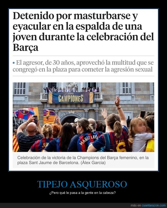 barca,celebración,detenido,wtf