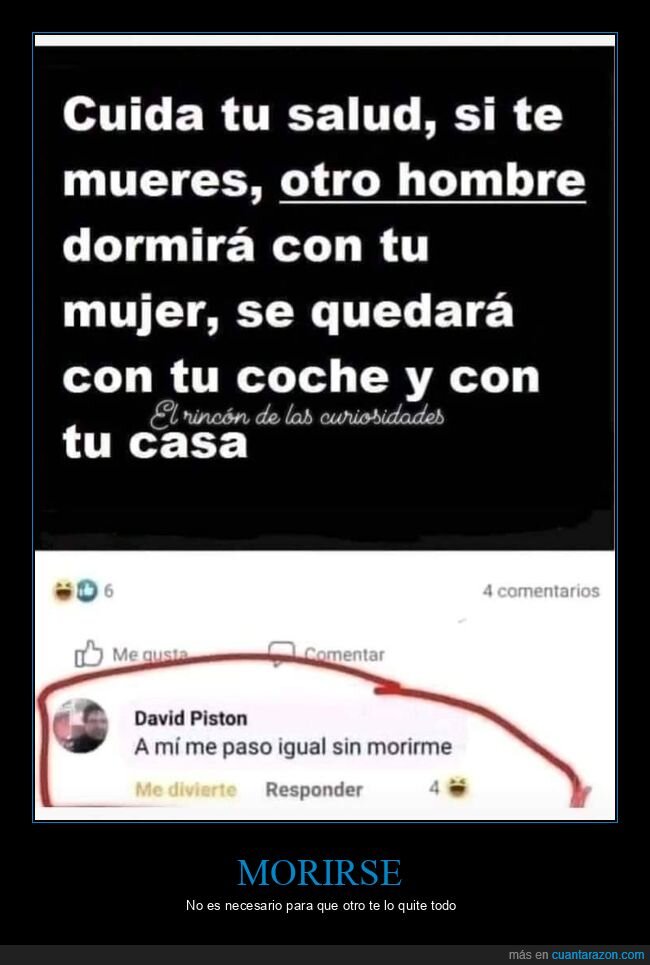 comentarios,morir,salud