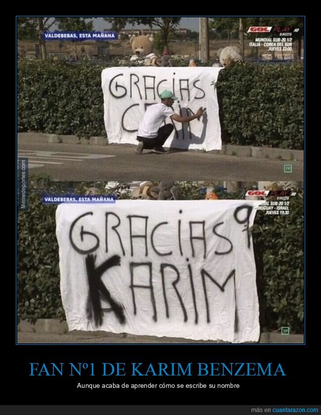 pancarta,benzema,fails