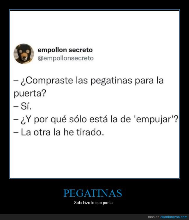 pegatonas,puerta,empujar,tirar