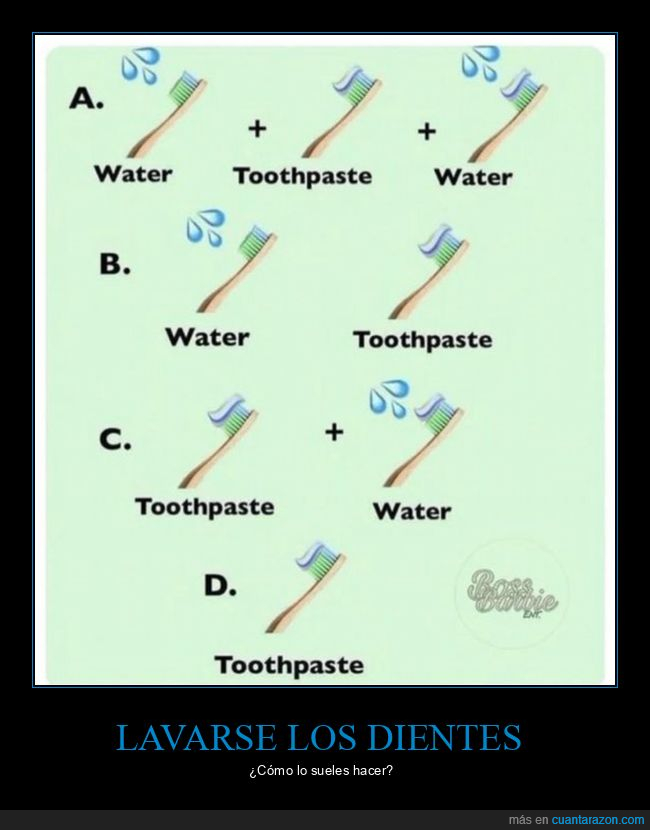 lavarse los dientes,pasta de dientes,agua